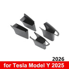 For Tesla New Model Y L Juniper 2026 Accessories Door Handle Storage Box Model 3 Highland Inner Handle Organizer Container Tray