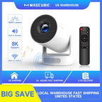 Magcubic HY300 Pro + Projector 8K 720P With 5W Speaker Android 14 8000 Lumens WiFi 6 BT5.4 Outdoor Video Home Theater Projector