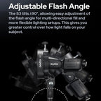 Godox S3 Speedlite Bracket for Godox AD200Pro AD200Pro II AD400Pro AD400Pro II AD600Pro