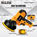 HILDA Electric Car Polisher Car Beauty Waxing Machine  Adjustable Speed Sanding Waxing Tools Automotive Polishing Scratch Repair