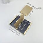 Ultra-Thin Aluminum Dual-Layer Magnetic box DIY Compact - Refillable Case for Eyeshadow & Blush