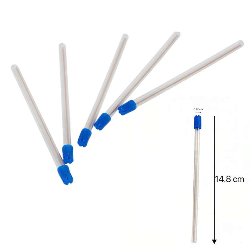 Dental Disposable Saliva Ejector Suction Tips Low Volume Clear 100pcs
