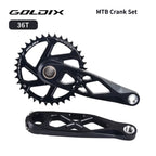 GOLDIX MTB Crankset BSA 24mm 165mm 170mm 175mm Direct Mount R-SPEC Trail Hollow Bike Crank Spindle DH AM XC for Shimano SRAM