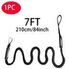 7ft Bungee Dock Line  Stainless Steel Clips Heavy Duty Shock Absorbing Boat Mooring Rope for Jet Ski Pontoon
