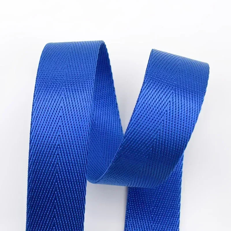 10Meters Meetee 1mm Thick 25mm Nylon Webbing Tape Backpack Strap Band Ribbon Seat Belt DIY Bag Binding Fabric Sewing Accessories
