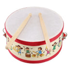 Wooden Percussion Drum Toy Set for Toddlers - with Carry Strap, Develop Rhythm Sense, Safe and Educational Music Aids