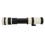 White 420800mm Aperture F 8.316 Full Manual Focusing Telescope Zoom Telephoto Lens for EF‑S Mount Camera Manual Focusing Lens