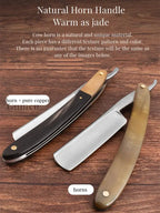 Japanese 440C Steel Straight Edge Sharp Barber Razor Salon Barbershop Shaving Razor Sharp Already Straight Razor For Men