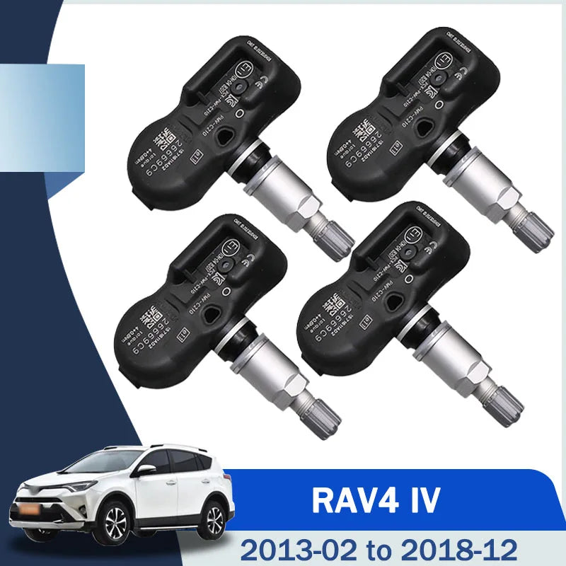 4PCS For Toyota RAV4 IV 2013-2018 Tire Pressure Sensor Monitoring Sensor TPMS Sensor 433MHz PMV-C210