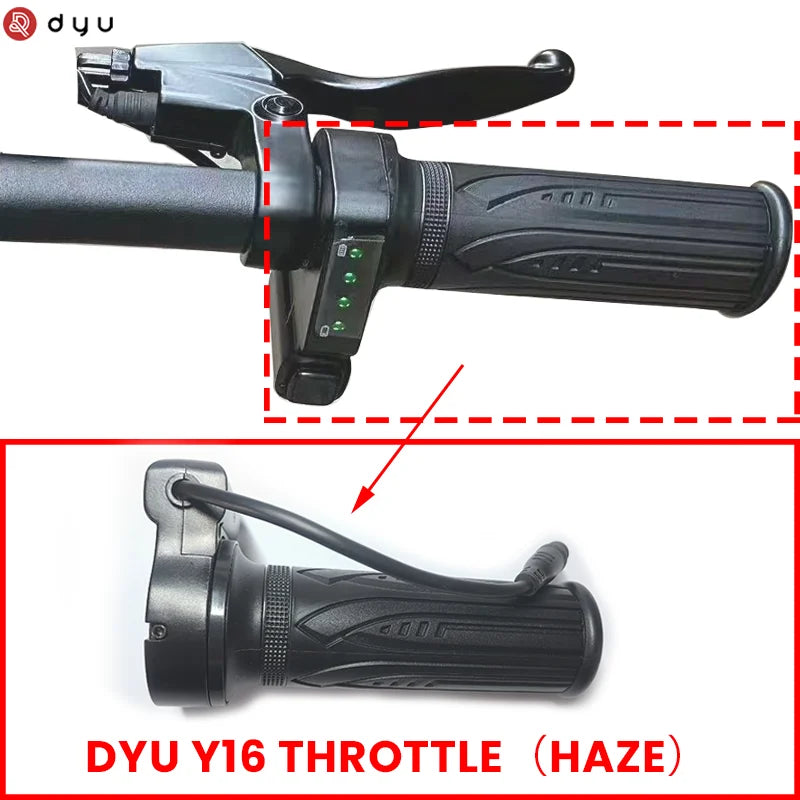 Original JETSON Haze 48V Throttle for DYU Y16 Ebike and DYU Y16 JETSON Haze Folding Electric Bike