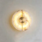 Modern Luxury Creative Marble Wall Light - Alabaster Marble Wall Sconce for Bedroom Bedside Living Room Aisle Indoor Decor