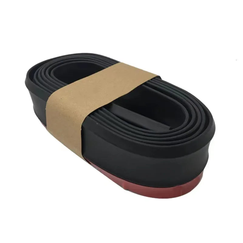 Universal Car Bumper Lip 2.5M Stickers Car Front Bumper Lip Rubber Car Bumper Protectors Exterior Mouldings Bumper Lip Strip