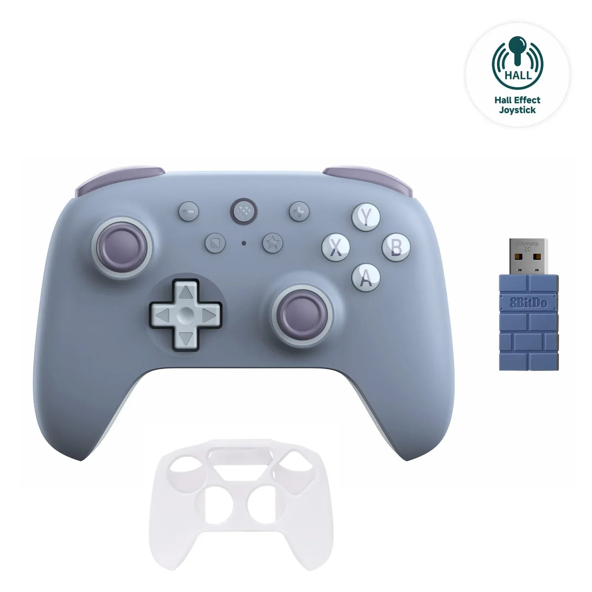 8BitDo Ultimate 2C Wireless Gaming Controller for PC, Windows 10, 11, Steam Deck, Raspberry Pi, Android Gamepad Accessories