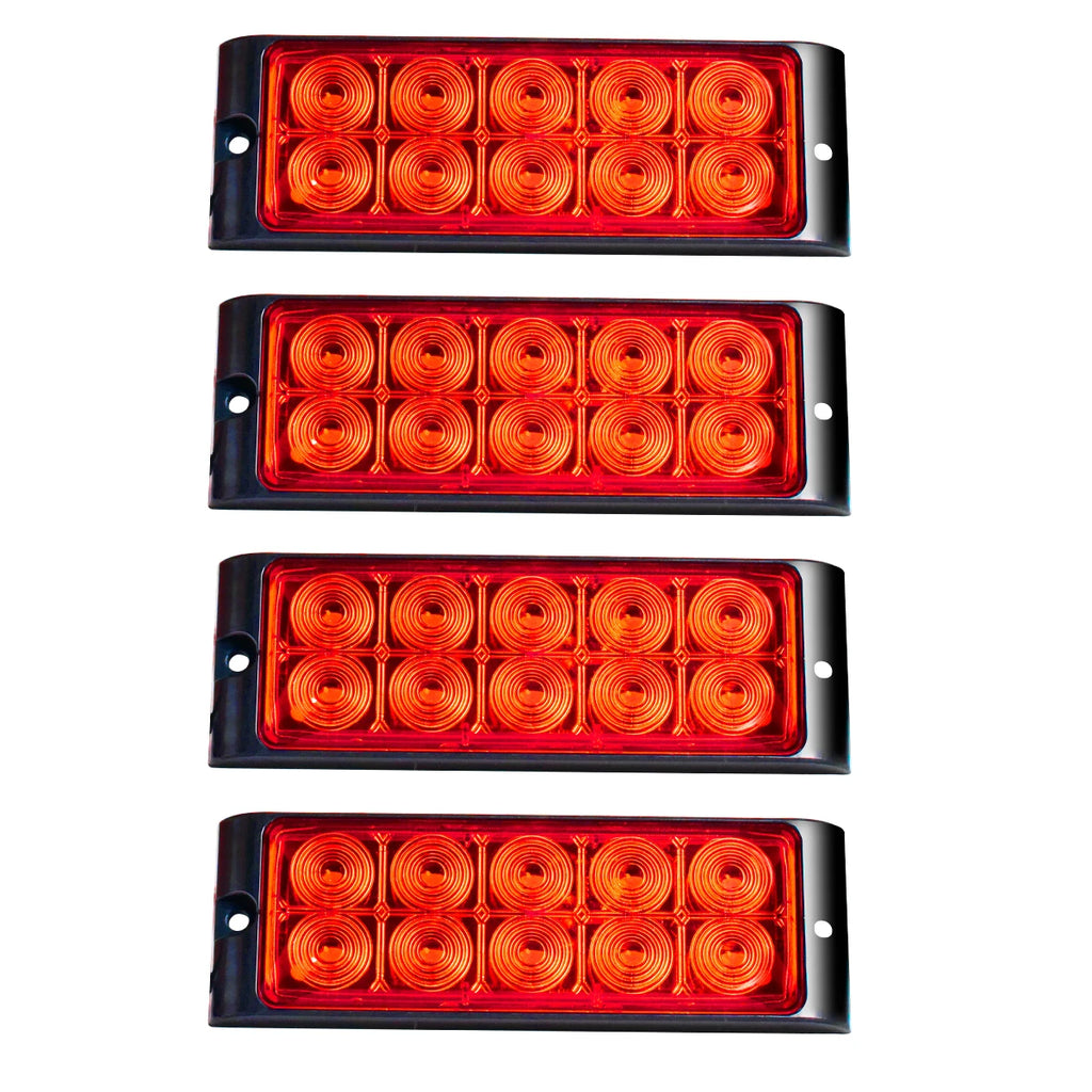 4 Pieces High Bright LED Side Light For Lorry/Truck/Pick up12V/24V White/Blue/Green/Red/Yellow Long Life Span Easy Installation