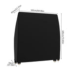 165x70x185cm Black