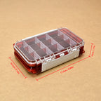 Waterproof Fishing Tackle Box Double-Sided Bait Lure Box Fish Hook Hook Up Storage Box Carp Fly Fishing Accessories Fishing Box