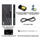 ALIENTEK T90 Smart Soldering Iron PD 140W Adjustable Temperature DC 28V 80-450℃ Welding Solder Station Kit C245 C210 T65 Tools