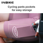 INBIKE 2025 Women's Cycling Bib Shorts with Side Pockets Women's Overalls Shorts for Summer Road Bike Bibs Pants Biking Clothing