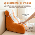 Reading Pillow for Adults, Ergonomic Back Wedge Support, with Cooling Cover for Watching TV, Gaming, Working & Recovery