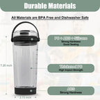 Blender Cup Lid for Ninja Blast BC100 /BC151 Series Portable Blender Cover Leakproof-Lid and Sip Spout