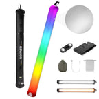 NEEWER Basics 21/30W Handheld RGB Tube Light 35.5"/90cm Portable Inflatable TPU Lighting 5000mAh Type C 45W in/30W Out 3000Lux