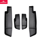 Smabee for Audi Q4 E-Tron 2021-2025 Door Side Storage Box TPE Front Rear Door Handle Organizer Tidying Car Accessories