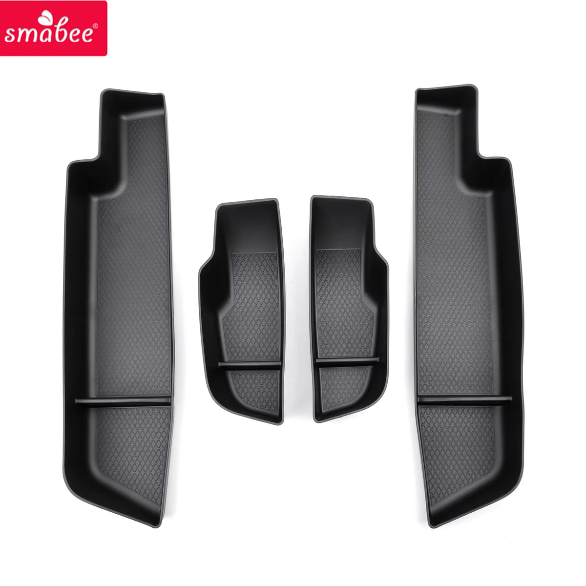 Smabee for Audi Q4 E-Tron 2021-2025 Door Side Storage Box TPE Front Rear Door Handle Organizer Tidying Car Accessories