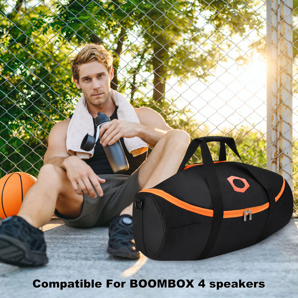 Speaker Carrying Case for JBL Boombox 4 Waterproof Protective Storage Bag Shockproof with Shoulder Strap Replace Accessories