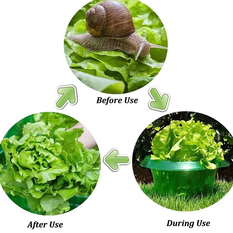 Reusable Vegetables Protection Covers Garden Plant Snail Slug Protection Collars Agricultural Save Water Guard for Flowers