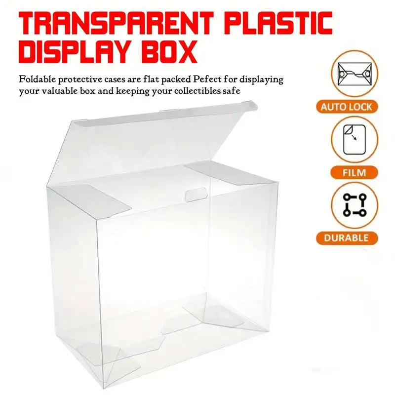 5/10 pcs ETB Plastic Protective Cases for Elite Trainer Box – 360° Clear View, Anti-Scratch, Dustproof Durable PET Card Storage