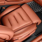 Universal Suede Cover Memory Foam Leg Support Thick Padding Non-slip Car Seat Cushion Adjustable Seat Extender