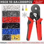 Electrical Tube Insulated Terminal VE Tubular Crimp Terminals Wire Cable Connector Ferrules Terminal Connectors Kit