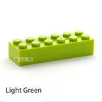 100pcs 2x6 Dot DIY Building Blocks Thick Figures Bricks Educational Creative Size Compatible With 2456 Plastic Toys for Children