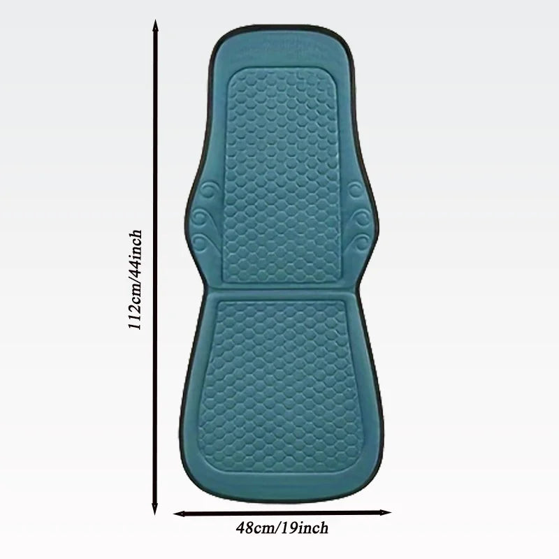 Car Front Seat Cushion Cover Non-Slip Breathable Polyester 4 Seasons 1pc