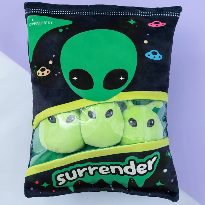 Plush Pillow Stuffed Toy, Assorted Styles 25-43cm (Dino Egg, Capybara, Boba, Cookie, Alien, Bats)