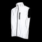 WOSAWE Full Reflective Jacket with Hoodie High Visibility Waterproof Wind Breaker Men Women Hiking Cycling Running Safety Vest