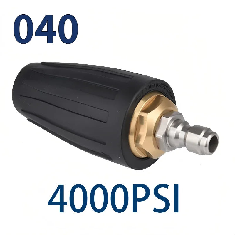 Pressure Washer Tips Turbo Nozzle Pressure Washer 4000 PSI with 1/4 Quick Connect for Cleaning Brick,Concrete,and Vinyl Surfaces