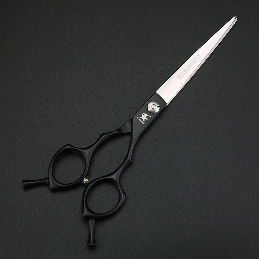 XUANTENG hair scissors suitable for both left and right hand hairdressers, 6.5-inch long-lasting sharp cutting scissors
