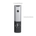1/2pcs Automatic Pepper Grinder Salt And Pepper Grinder USB Rechargeable Adjustable Coarseness Spice Mill for Kitchen Tool