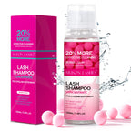 ARISON 100ml Lash Shampoo Concentrate No Stimulation Lash Cleanser DIY Professional Eyelash Extension Bath Foam Makeup Remover