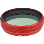 Haoge LUV-X54W Metal Lens Hood with MC UV Multicoated Ultraviolet Lens Filter for Fujifilm Fuji X100VI X100V Camera Silver