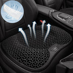 Honeycomb Design Gel Cushion Breathable, Soft and Easy to Clean Provides Comfortable Support Elastic Gel Car Seat Cushion
