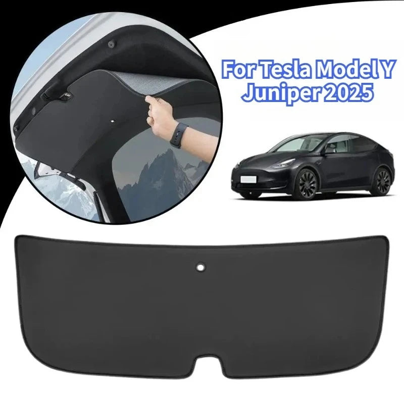 For Tesla Model Y Juniper / Model 3 Highland Trunk Tailgate Guard Pad PU Leather Trunk Protective Anti-dirty Pad Car Accessories