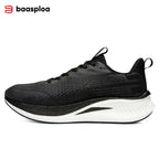 Baasploa Carbon Plate Running Shoes, Cushioned Anti-Slip Breathable Sneakers, EU 41-45