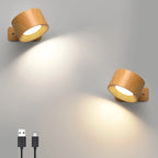 Transform Your Kitchen: 360° Rotating Touch-LED Wall Sconces