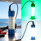1pc 150W-300W high-power underwater fish lure light, providing large-scale underwater illumination at night to attract fish, 12V
