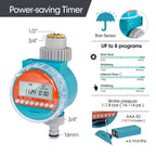 Popular Solar Power Water Timer Irrigation Solenoid Valve Controller Waterproof Power-saving Timer Irrigation Controller System