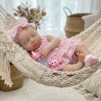 13 Inch Full Body Silicone Loulou Boy Or Girl Open Mouth Handmade Soft Touch Bebe Newborn Doll For Birthday Gifts