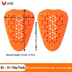 CE Certified Motorcycle Armor Jacket Insert Back Protector Universal Anti-Shock Rider Armor Back Spine Protective Pad