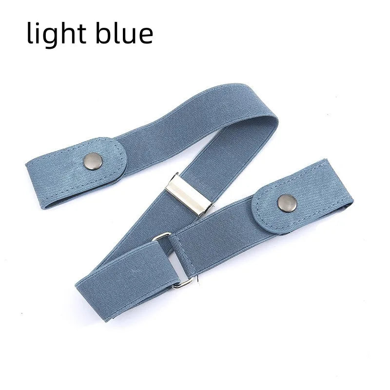 New 4/3/2/1PC Stretch Elastic Waist Band Invisible Belt Buckle-Free Belts for Women Men Jean Pants Dress No Buckle Easy To Wear